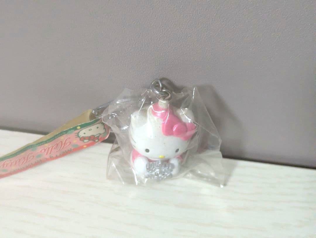 ハローキティ クリスマス 雪の結晶 キーリング キーホルダー 平成