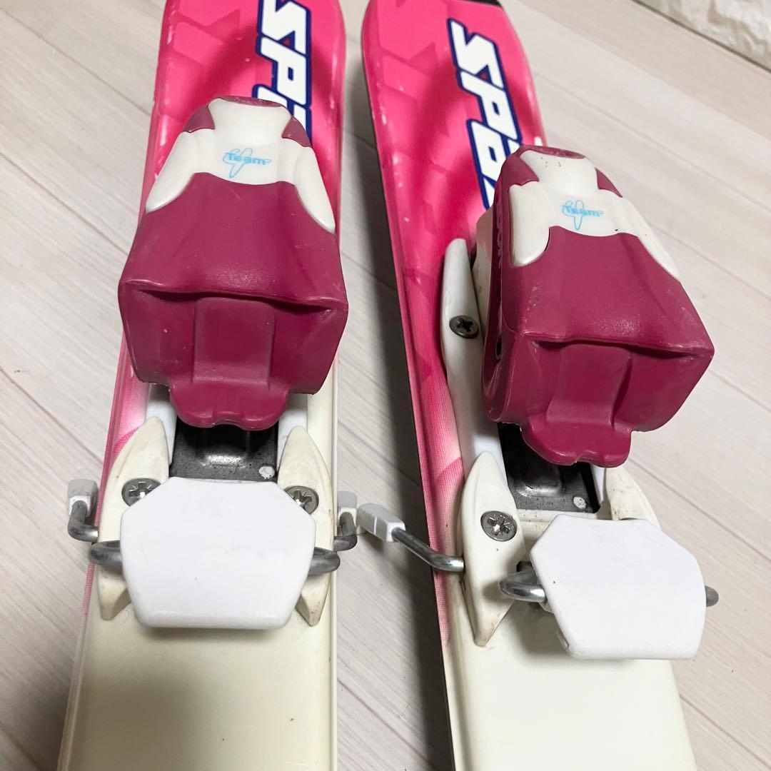 ストック付/KAZAMA Spaxカザマ ジュニアスキーセット110cm