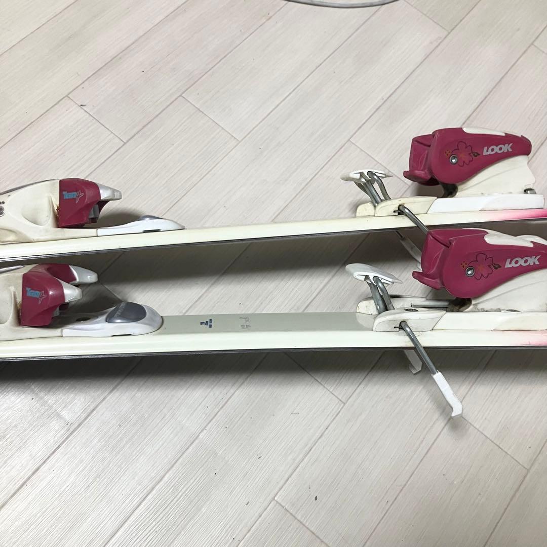 ストック付/KAZAMA Spaxカザマ ジュニアスキーセット110cm