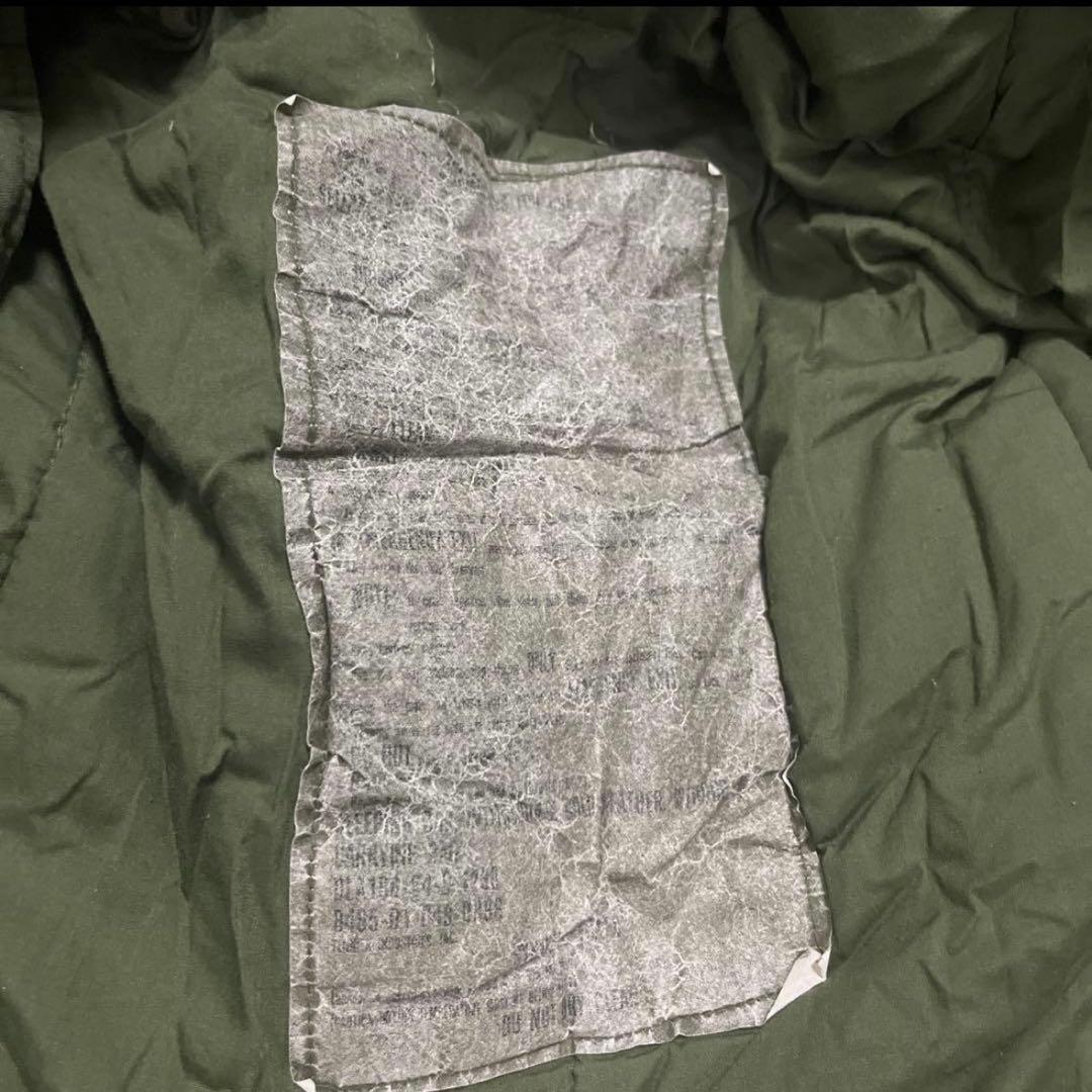 米軍　実物　SLEEPING BAG スリーピングバッグ　ODグリーン　③