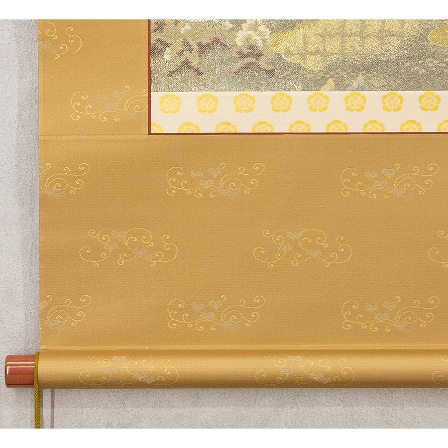 掛軸 高級西陣織 十寿円満図 購入金額100万超 縁起物 - メルカリ