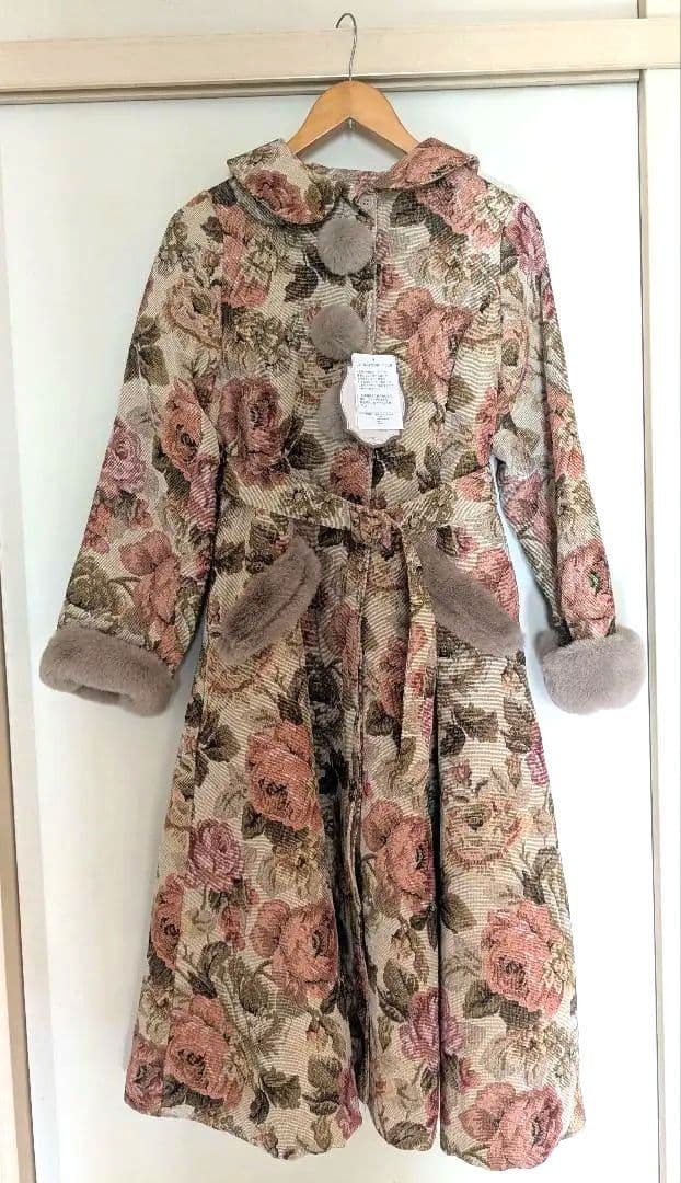 クリスマスセール　しまむら　くる実　ゴブラン　ロングコート　ノエルドメモワール