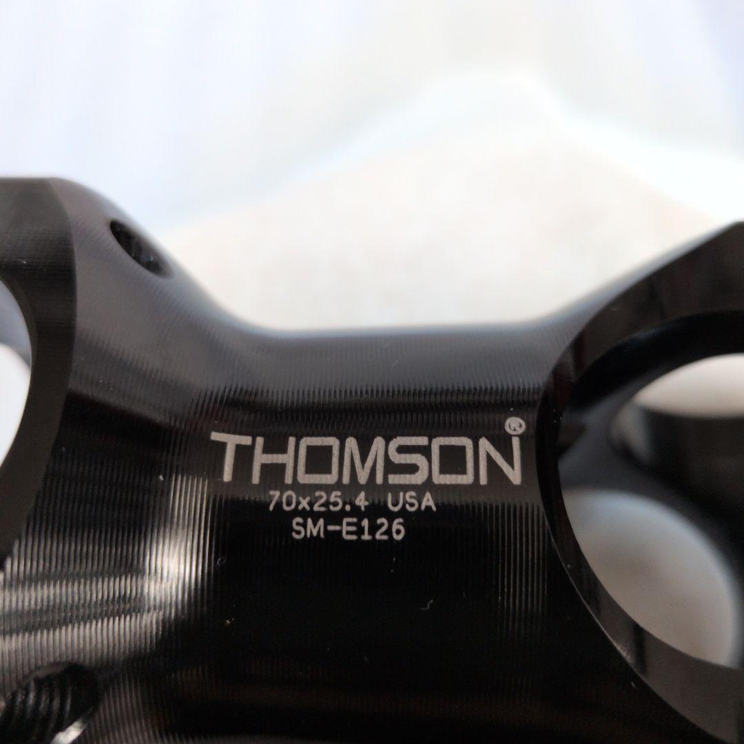 THOMSON ステム コラム径OS.25.4ミリmm 70mm 0度ブラック - メルカリ