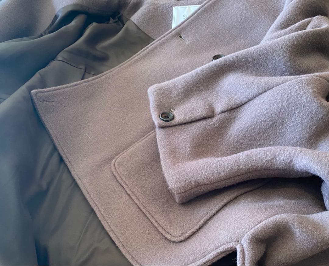 SLOBE IENA 未使用タグ付　フード付きポンチョ　コート