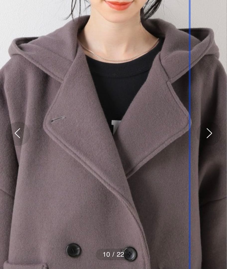 SLOBE IENA 未使用タグ付　フード付きポンチョ　コート