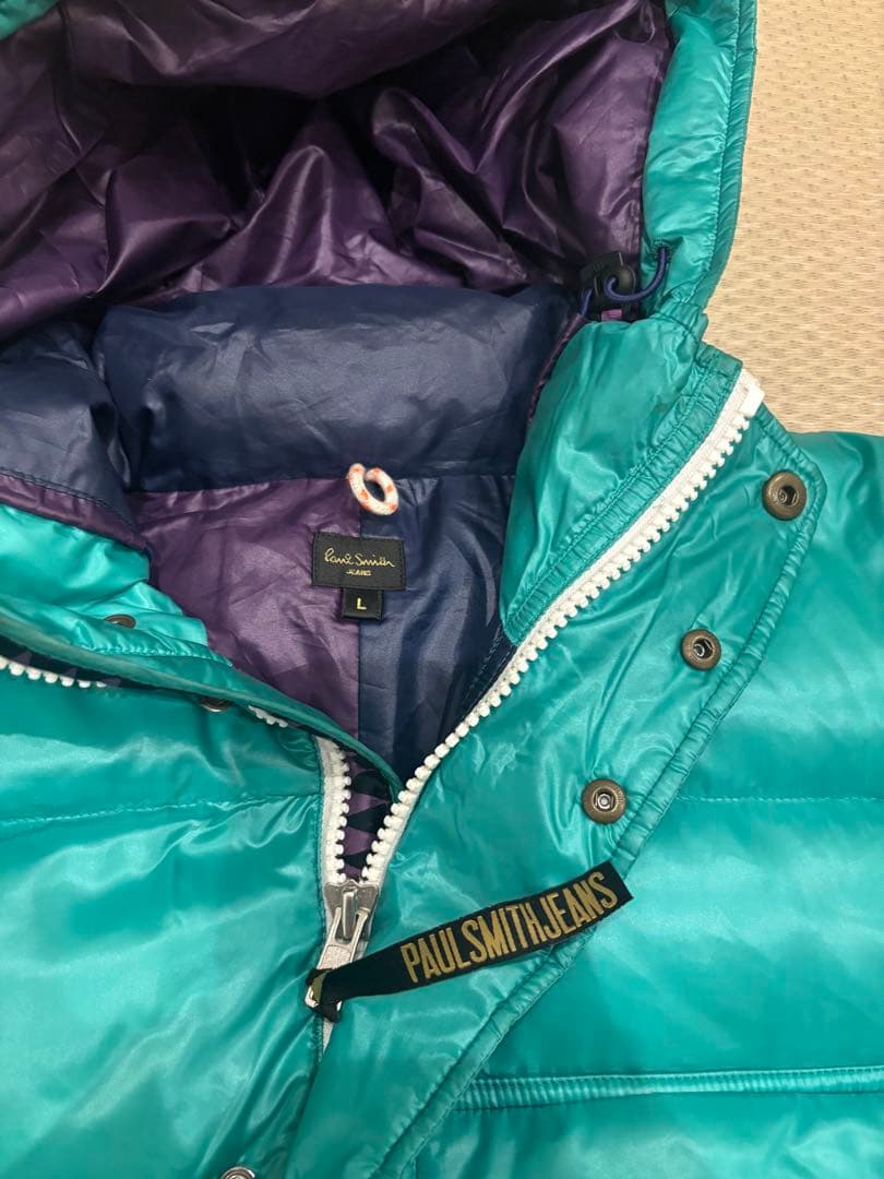 PAUL SMITH JEANS ダウンジャケット L ターコイズ