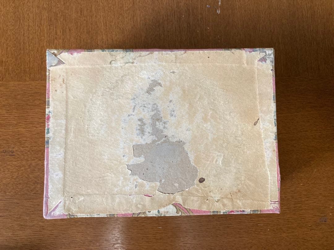 フランス アンティーク 薔薇の花かご カルトナージュ ボックス引き出しドロワー