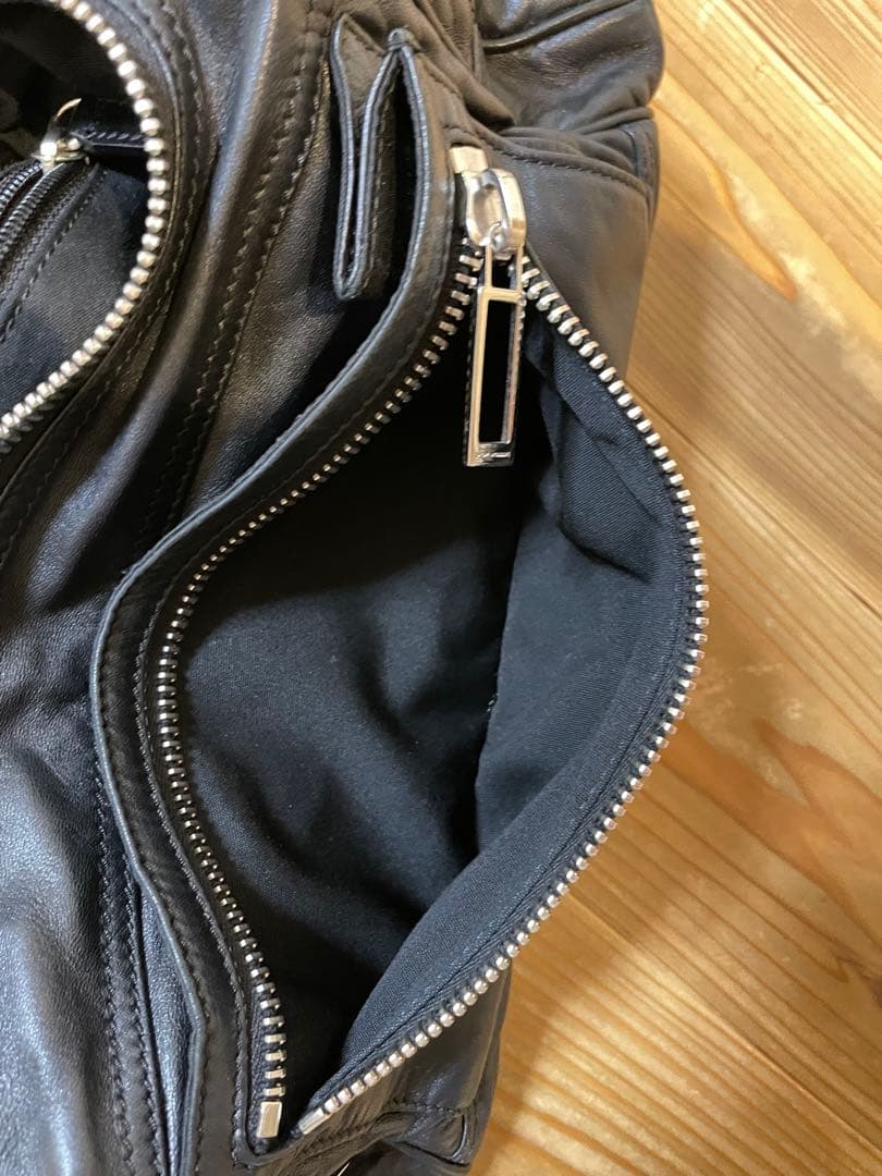 6*5様 ディオールオム クリス期 レザー ショルダーバッグ08 09AW ドラ