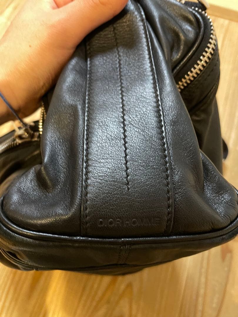 6*5様 ディオールオム クリス期 レザー ショルダーバッグ08 09AW ドラ