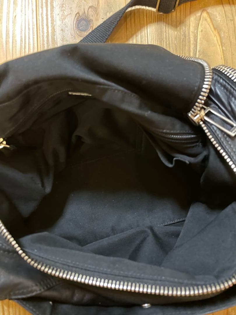 6*5様 ディオールオム クリス期 レザー ショルダーバッグ08 09AW ドラ