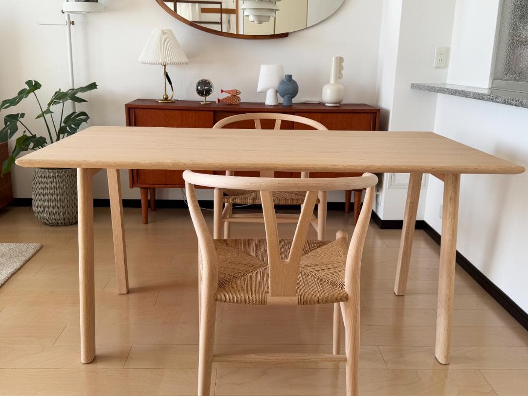 ACTUS アクタス SOUP ダイニングテーブル Aレッグ ミルク - メルカリ