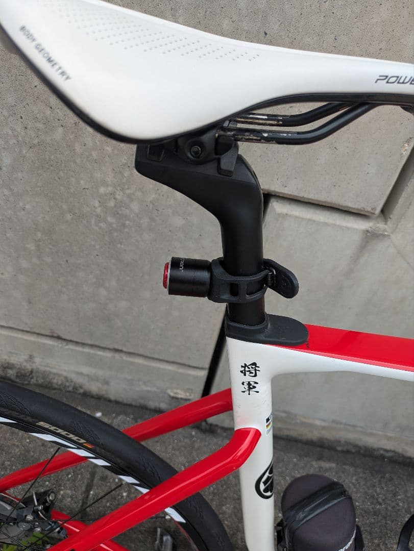 ロードバイクELVES VANTAR ディスクロードバイク ホワイト/レッド