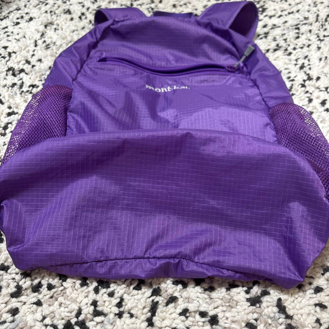 mont-bell モンベル　ポケッタブルライトパック　リュック　15 パープル