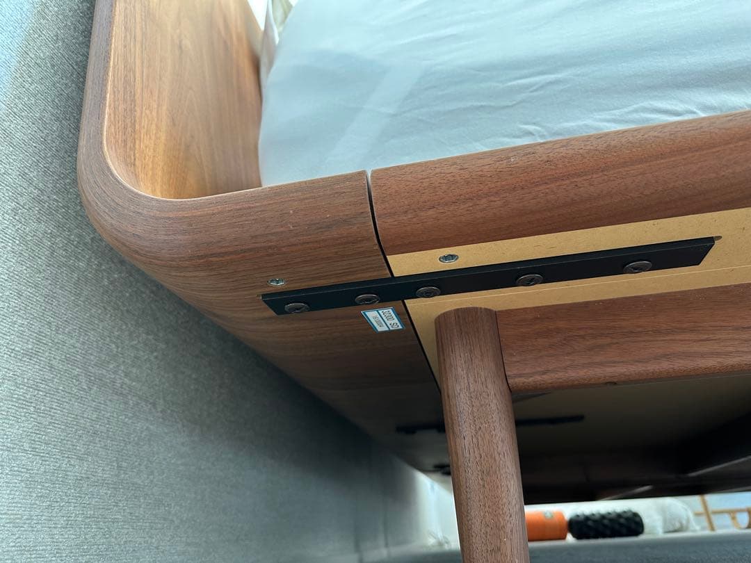 【定価40万！】日本ベッド プレーリー ウォールナットセミダブルベッドフレーム