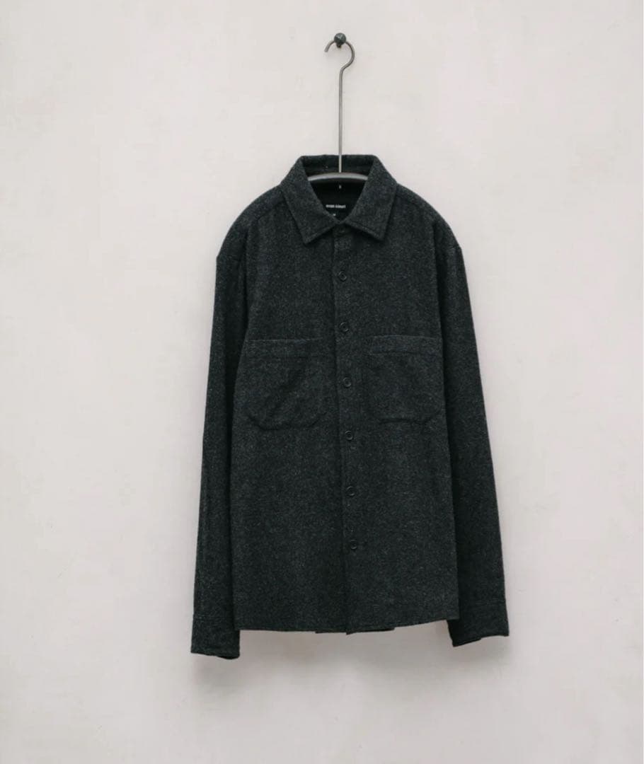 evan kinori Two Pocket Shirt M カシミヤ シャツ