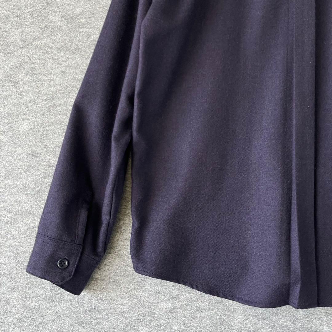 evan kinori Two Pocket Shirt M カシミヤ シャツ