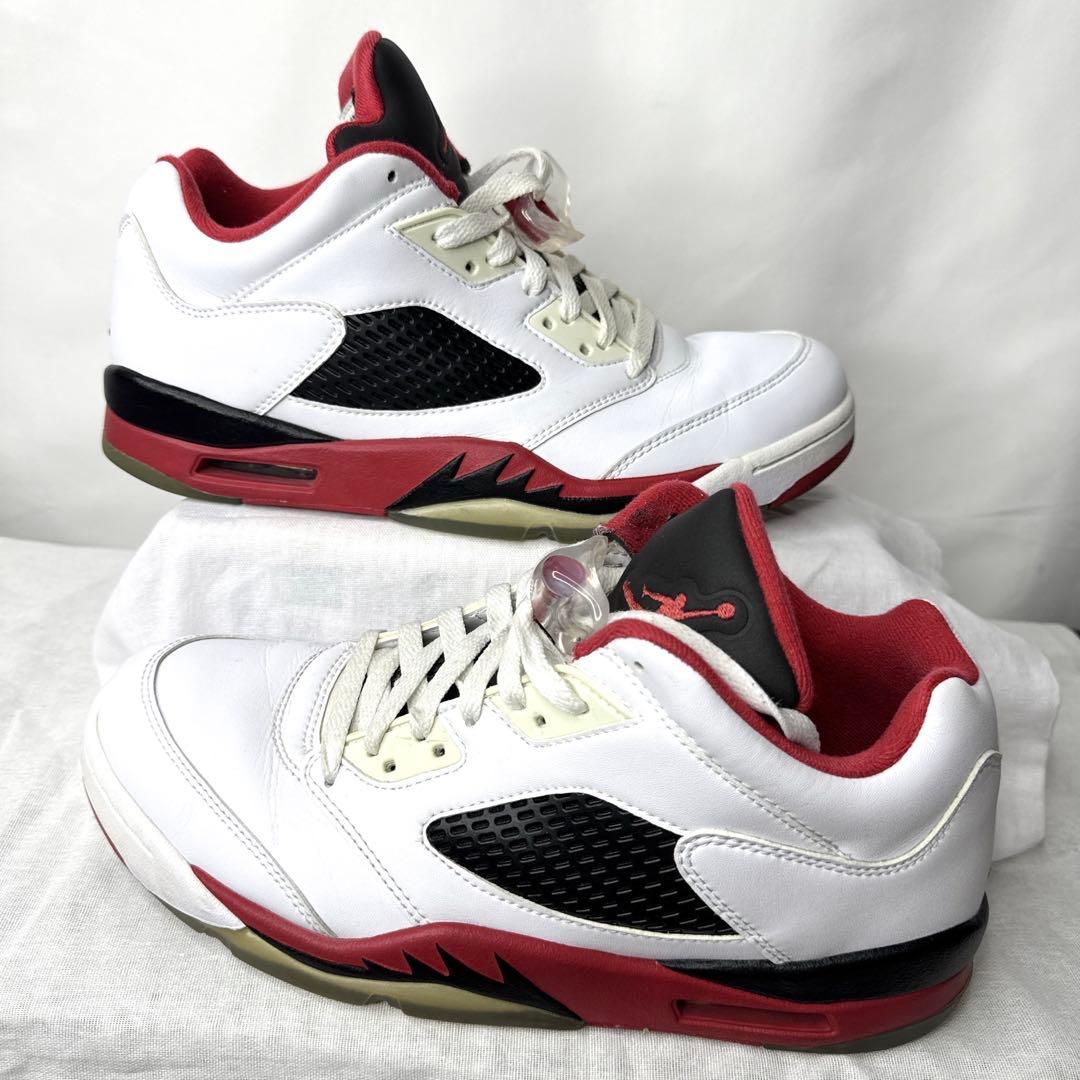 シューズ(男性用) Nike Air Jordan 5 Retro Low Fire Red 9.5