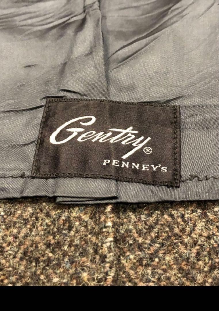 70s ビンテージ PENNY'S ハリスツイード チェスターコート