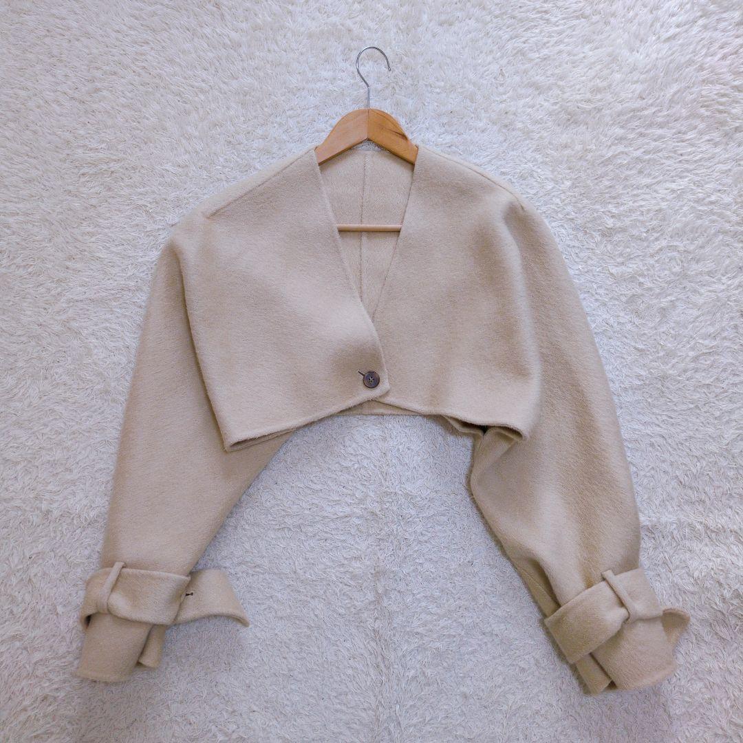 cizatto 2piece wool coat　ロング　ジレ　カーディガン