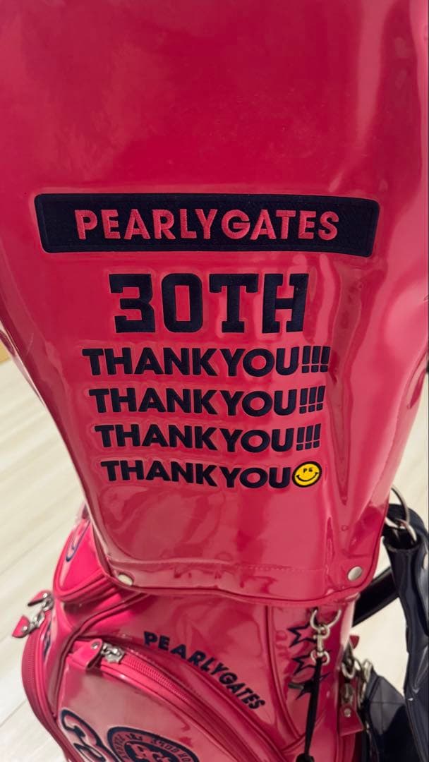 PEARLY GATES 30TH ゴルフバッグ ピンク