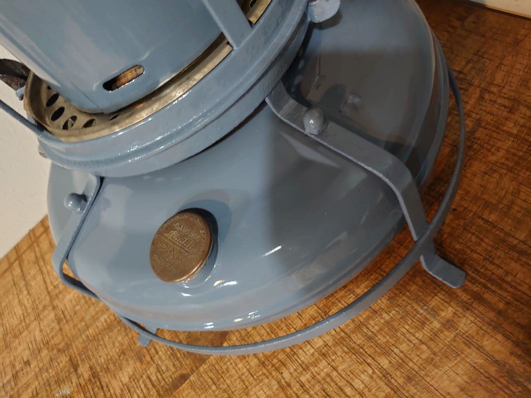 ミ*ー様 激レア美品　 アラジンストーブ　8型 ビンテージストーブ　ブルーグレー