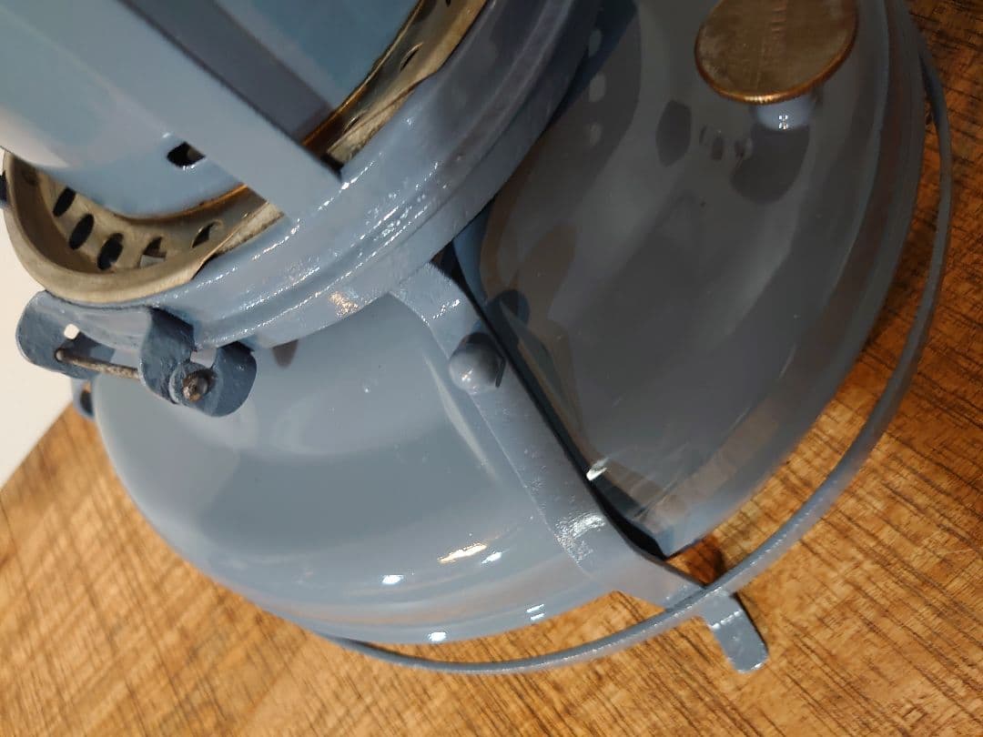 ミ*ー様 激レア美品　 アラジンストーブ　8型 ビンテージストーブ　ブルーグレー