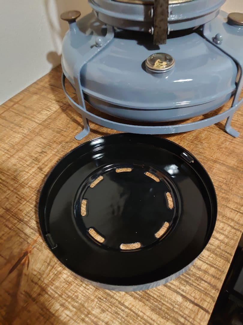 ミ*ー様 激レア美品　 アラジンストーブ　8型 ビンテージストーブ　ブルーグレー