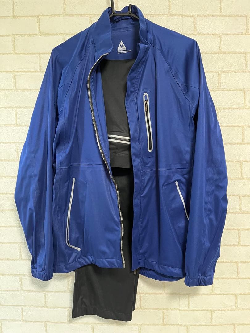 【迎春セール】90sヴィンテージ　ルコックスポルティフセットアップレインウェアL 極美品/希少】90s le coq sportif ヴィンテージ セットアップジャージ