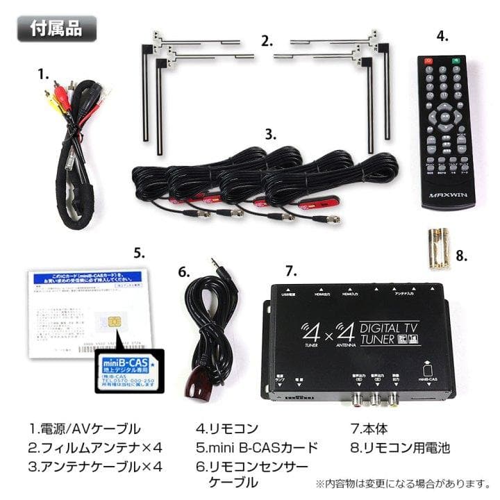 MAXWIN フルセグ 地デジチューナー FT44H 新品 送料込み