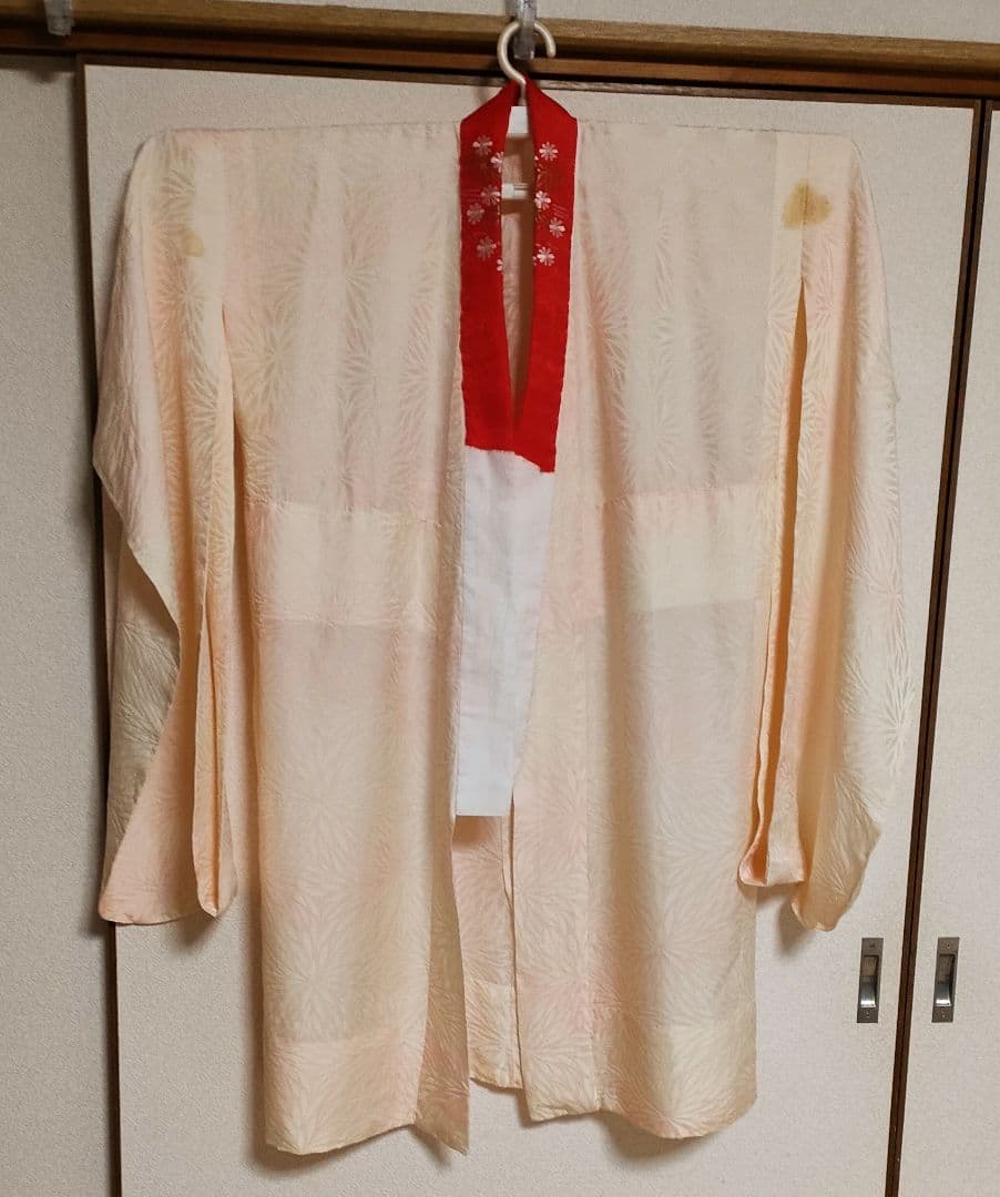 正絹着物一式 ジュニアサイズ 朱色総絞り 付属品多数 全14点