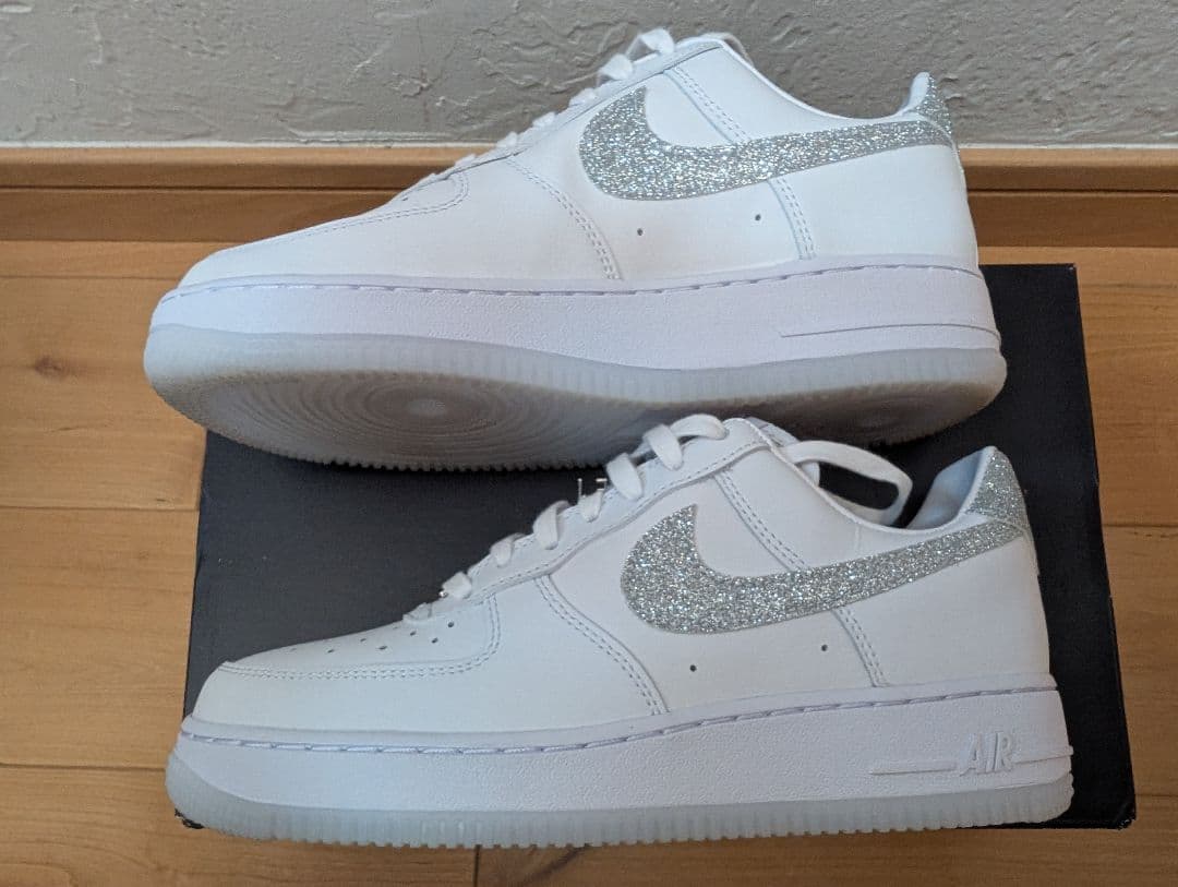 Nike Air Force 1 ホワイト/シルバー
