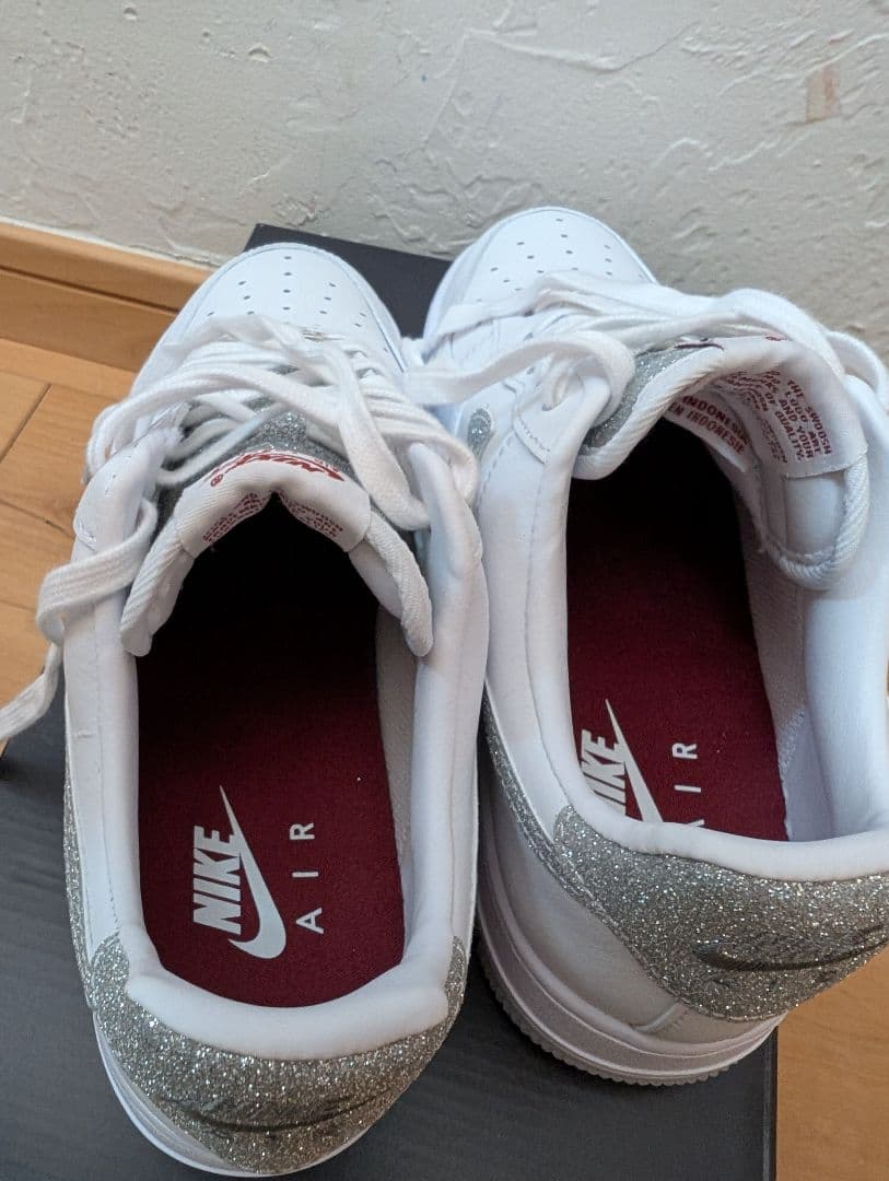 Nike Air Force 1 ホワイト/シルバー