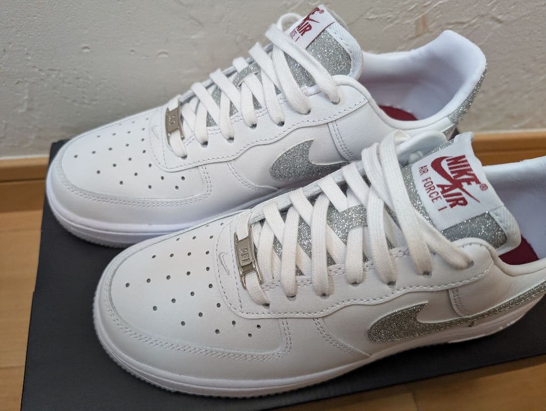 Nike Air Force 1 ホワイト/シルバー