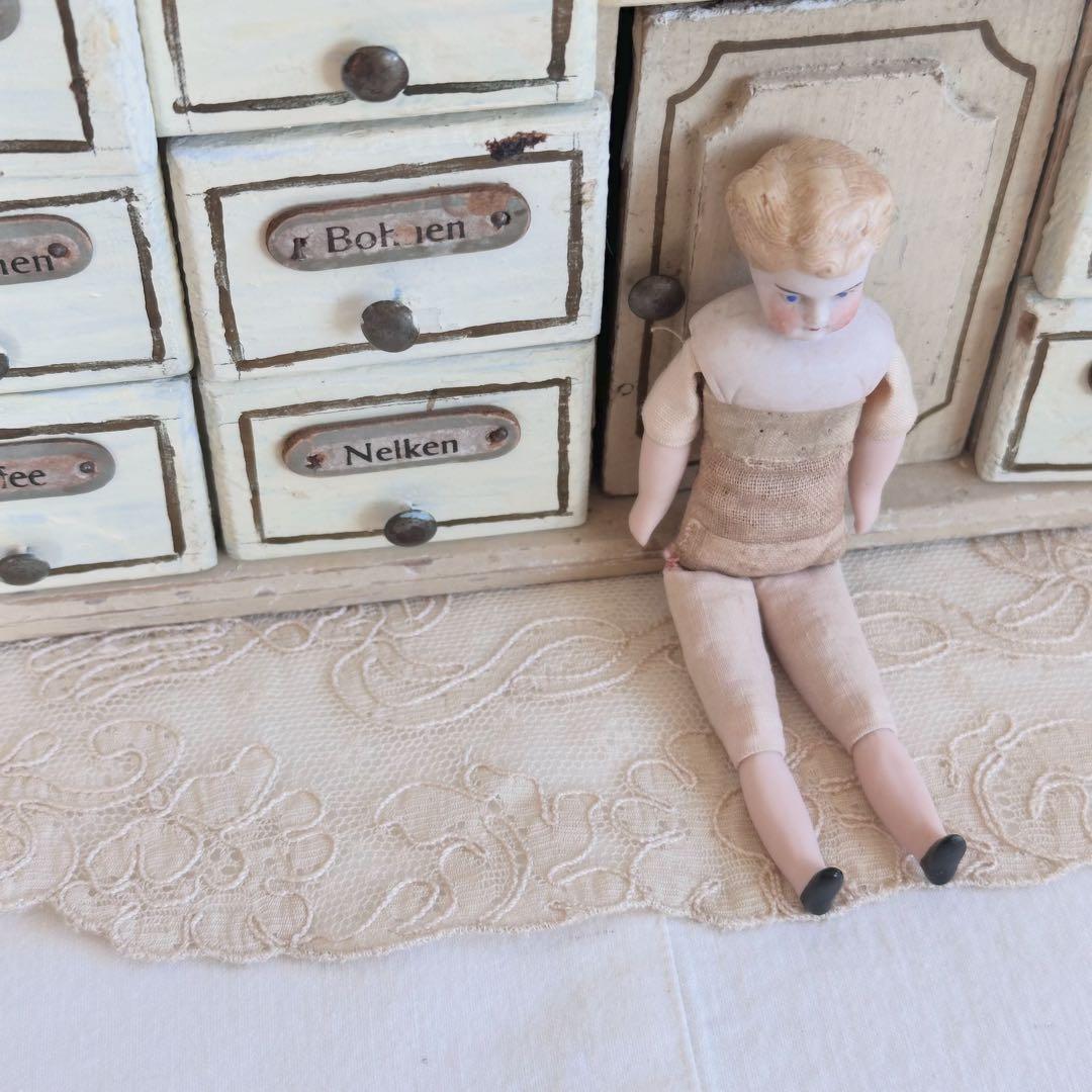 ヨーロッパアンティーク　フランスアンティーク　ビスクドール　チャイナさん　お友達