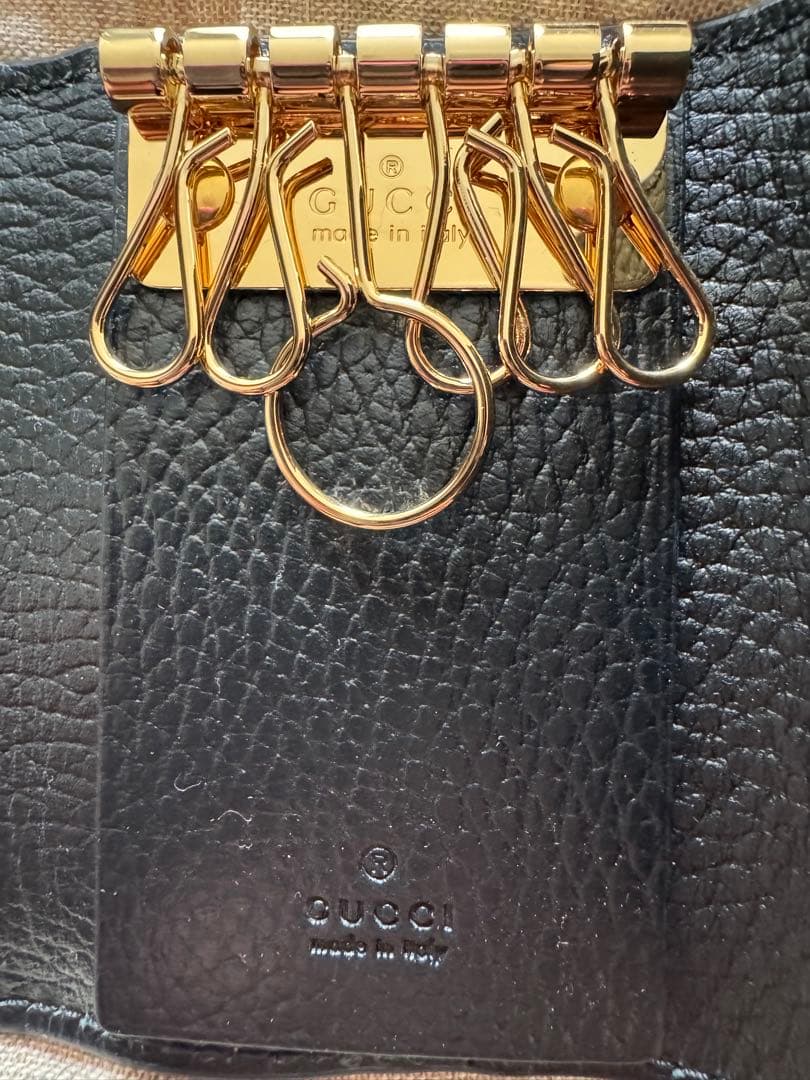 【野良ねこ】GUCCIマーモントGG 6連 キーケース