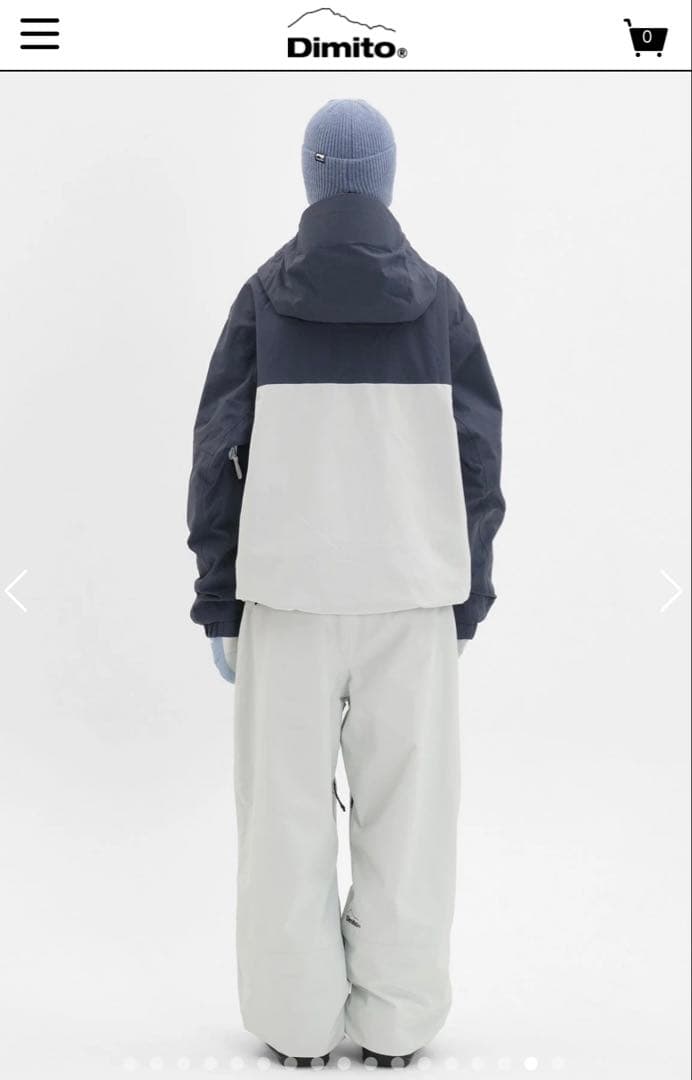 24-25 Dimito スノーボードウェア セットアップ Mサイズ