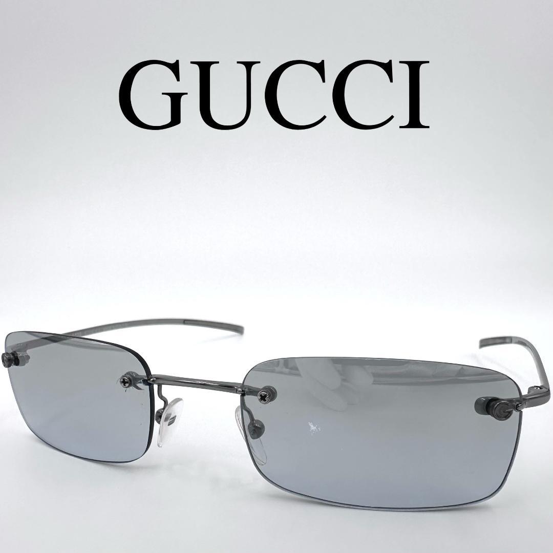 GUCCI グッチ サングラス 度なし GG1715/S リムレス Y2K - メルカリ