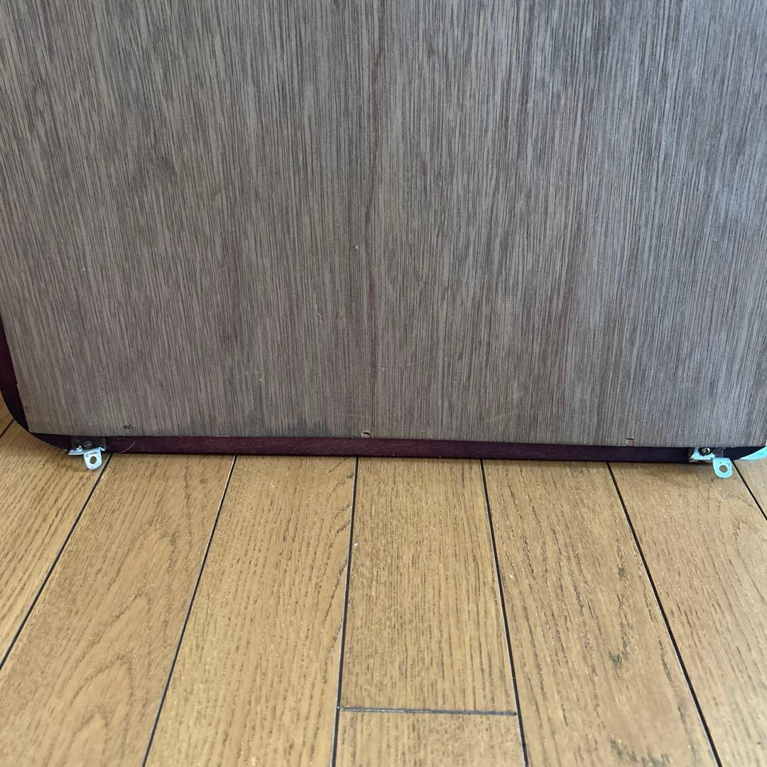 昭和レトロ！ヴィンテージ！　姿見鏡　木製フレーム　日本製　壁掛け金具付き