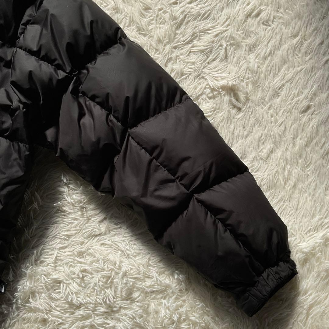 人気✨FIRST DOWN ダウンジャケット　ヌプシ型　ショート丈　ブラック　L