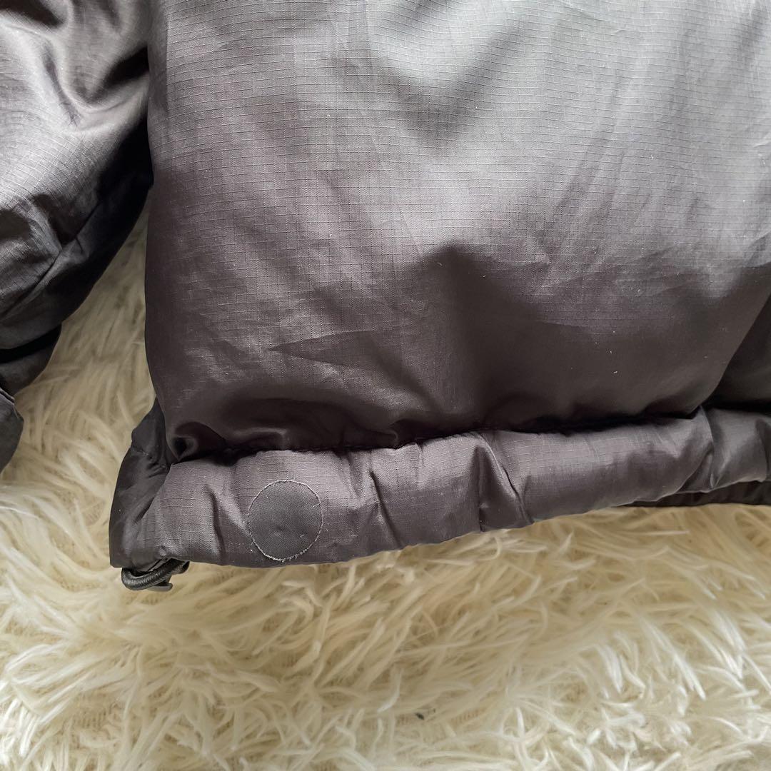 人気✨FIRST DOWN ダウンジャケット　ヌプシ型　ショート丈　ブラック　L