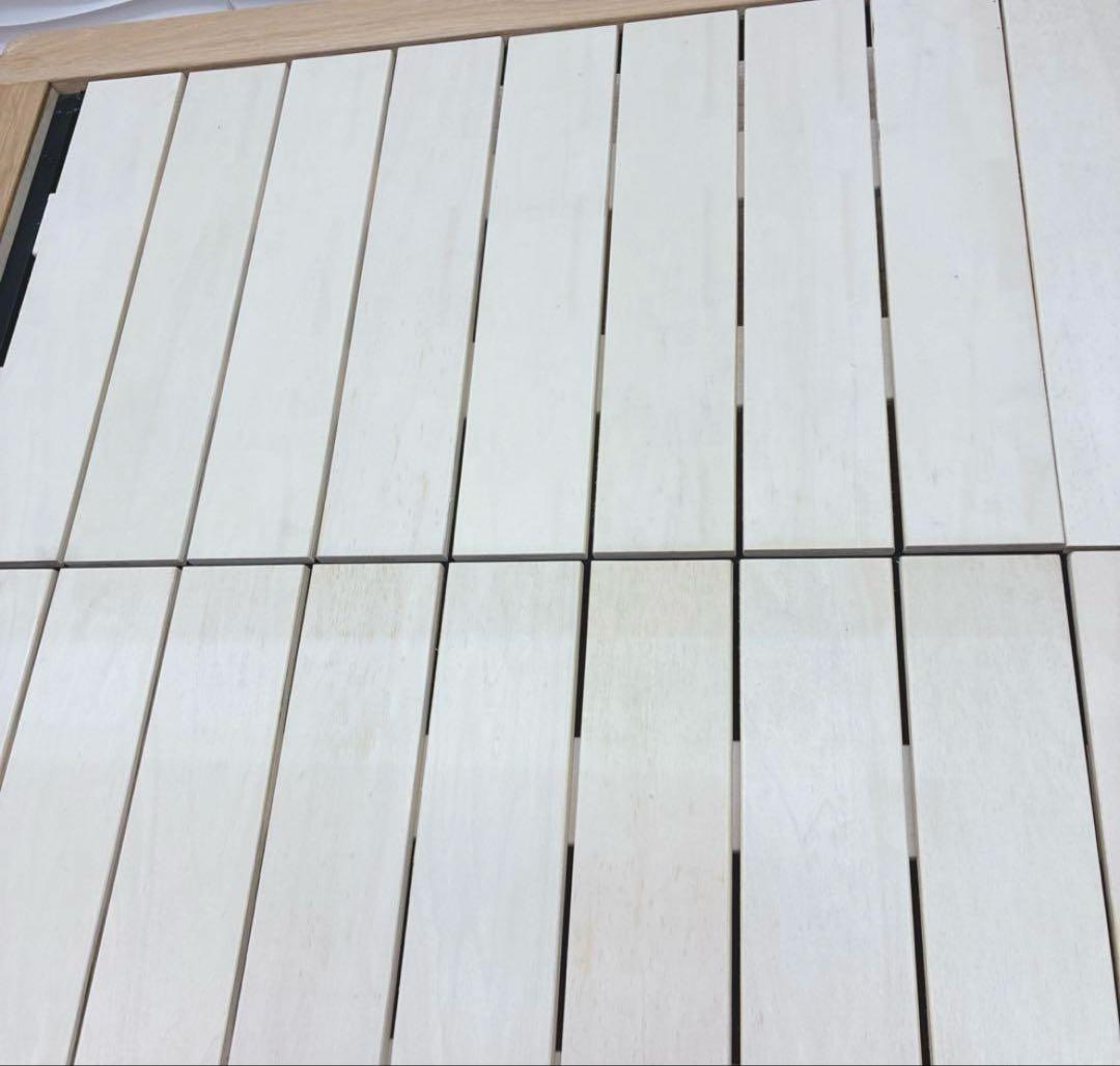 【引き取り専用】 MUJI ベッドフレーム セミダブル