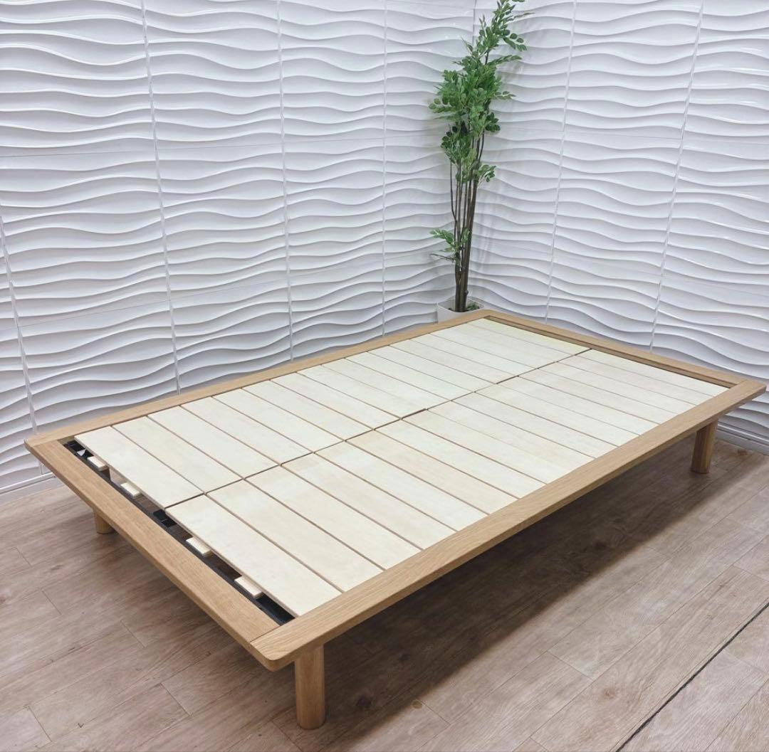 【引き取り専用】 MUJI ベッドフレーム セミダブル