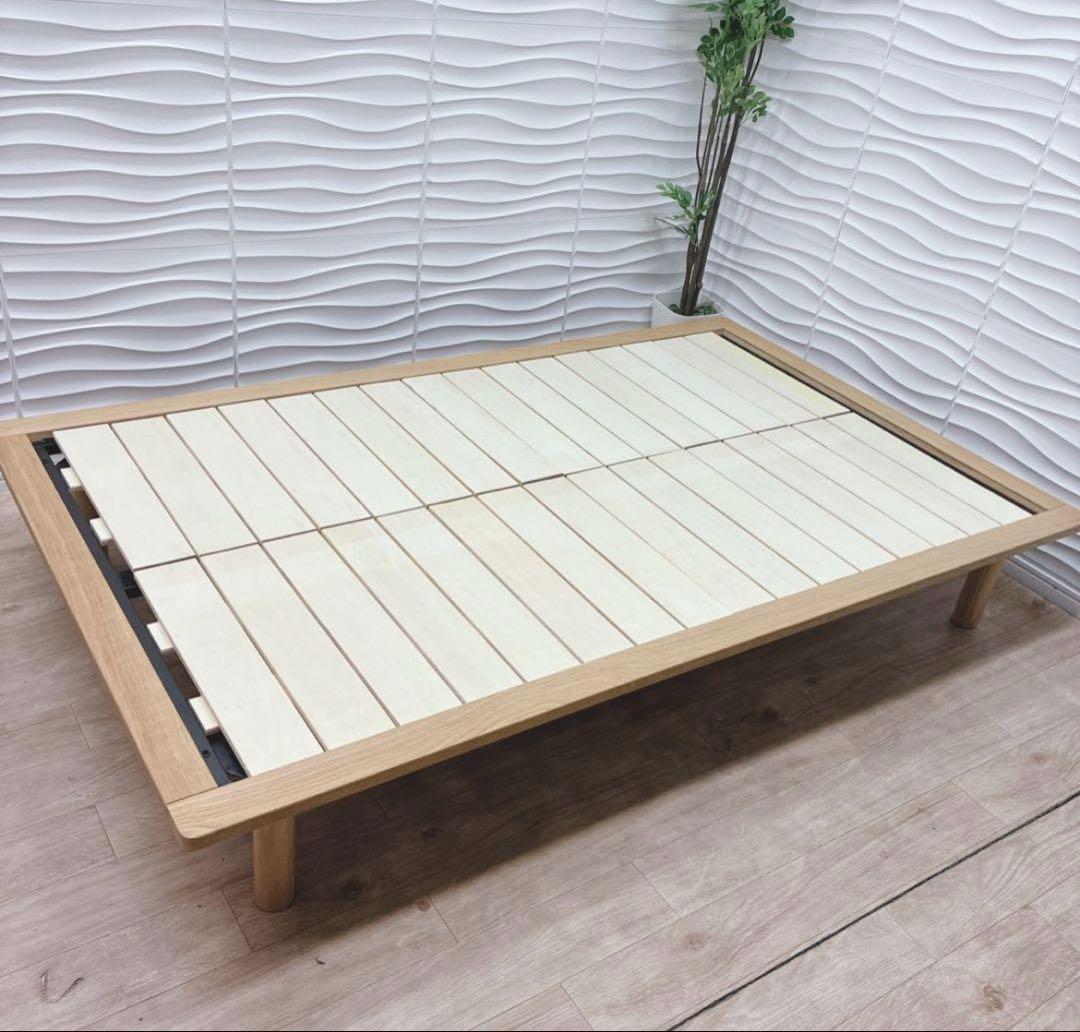 【引き取り専用】 MUJI ベッドフレーム セミダブル