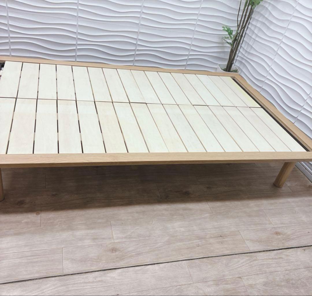 【引き取り専用】 MUJI ベッドフレーム セミダブル