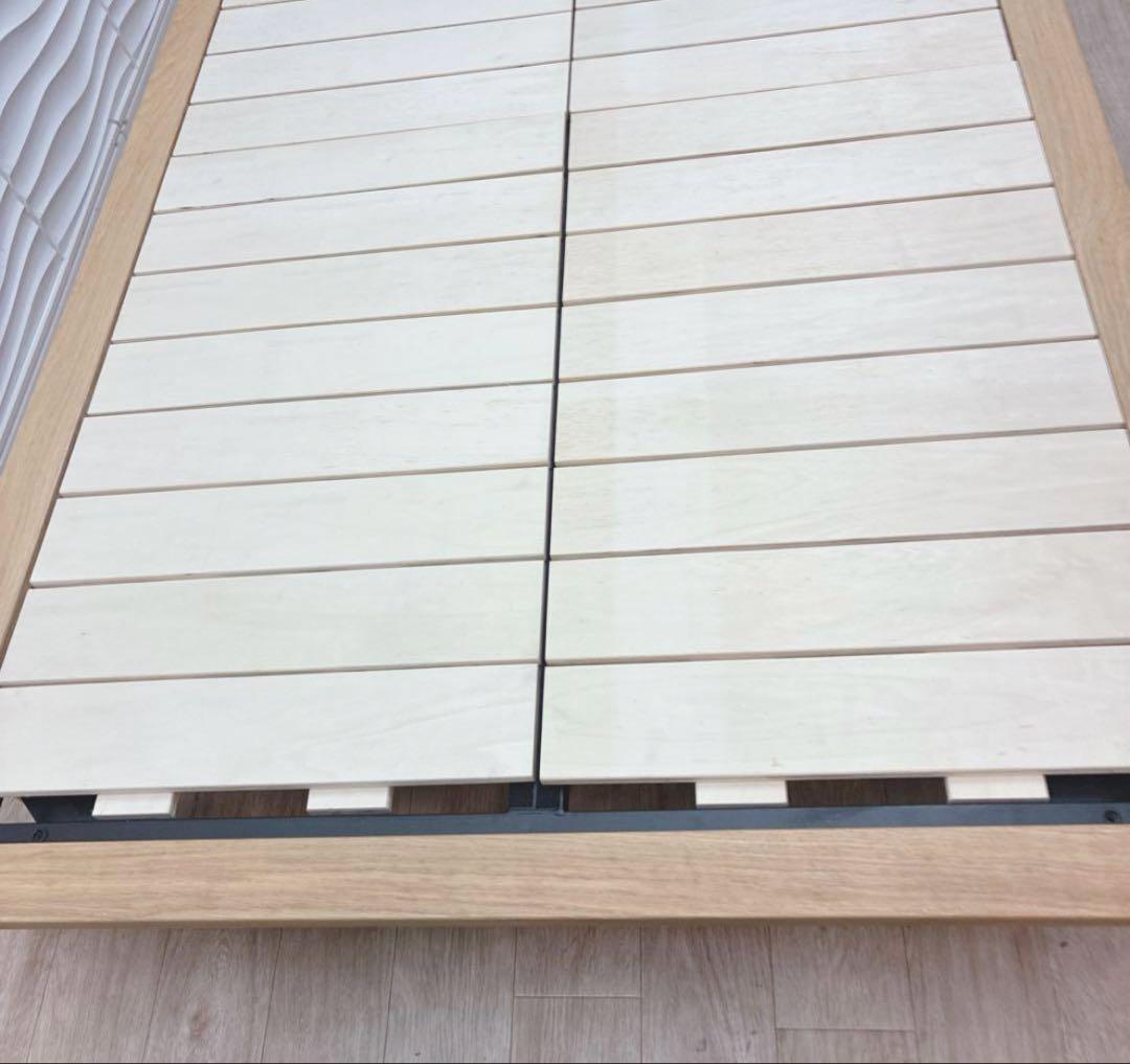 【引き取り専用】 MUJI ベッドフレーム セミダブル