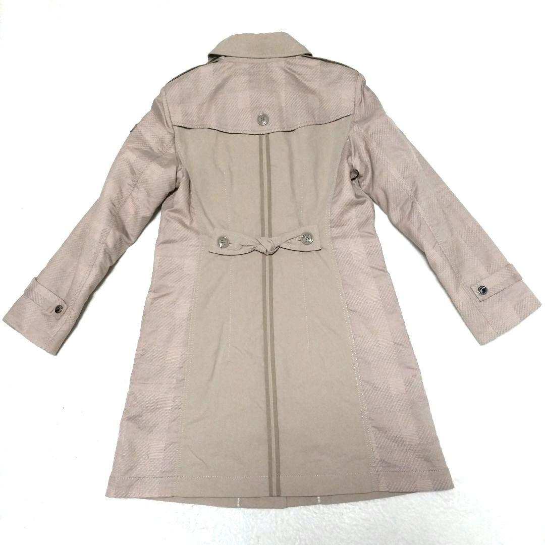 【美品】TATRAS Rライン プリマロフト リボン チェック 中綿ロングコート