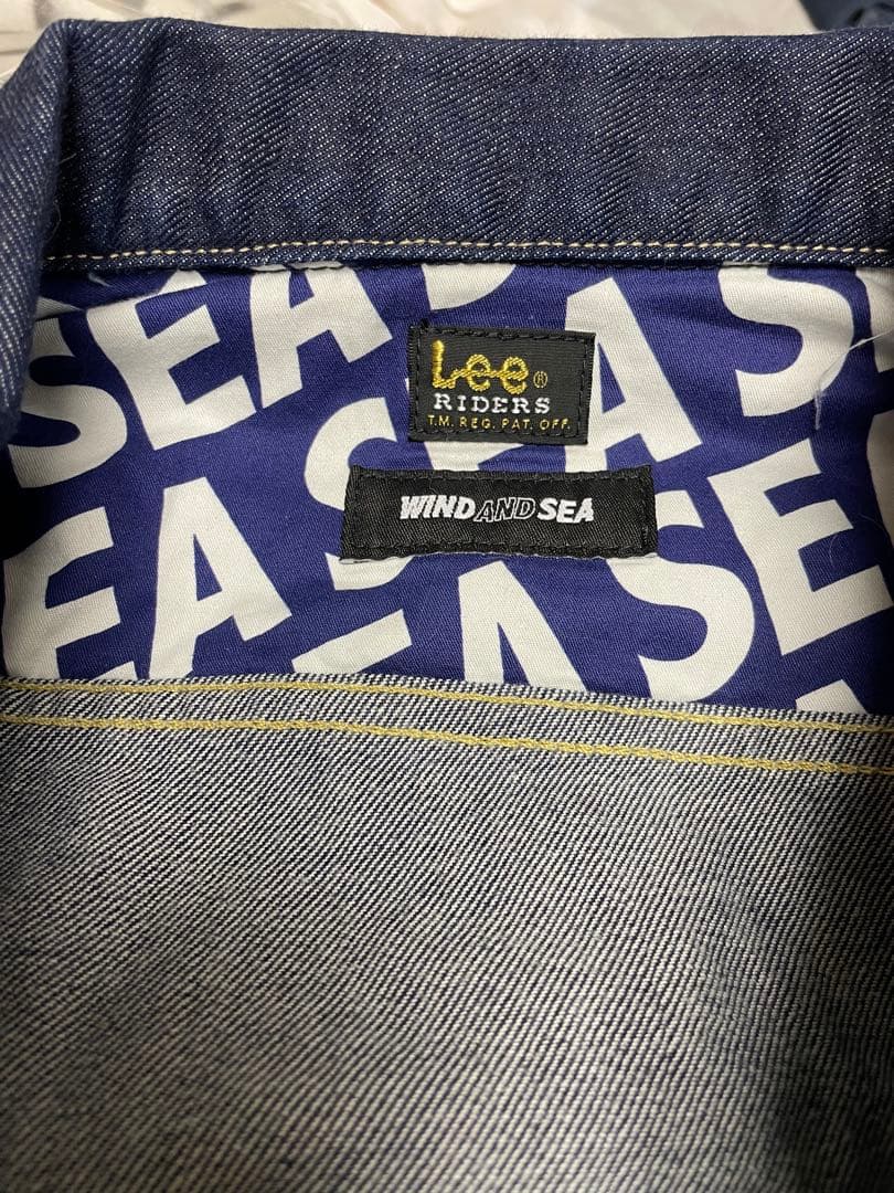 新品　wind and sea×Lee デニムジャケット