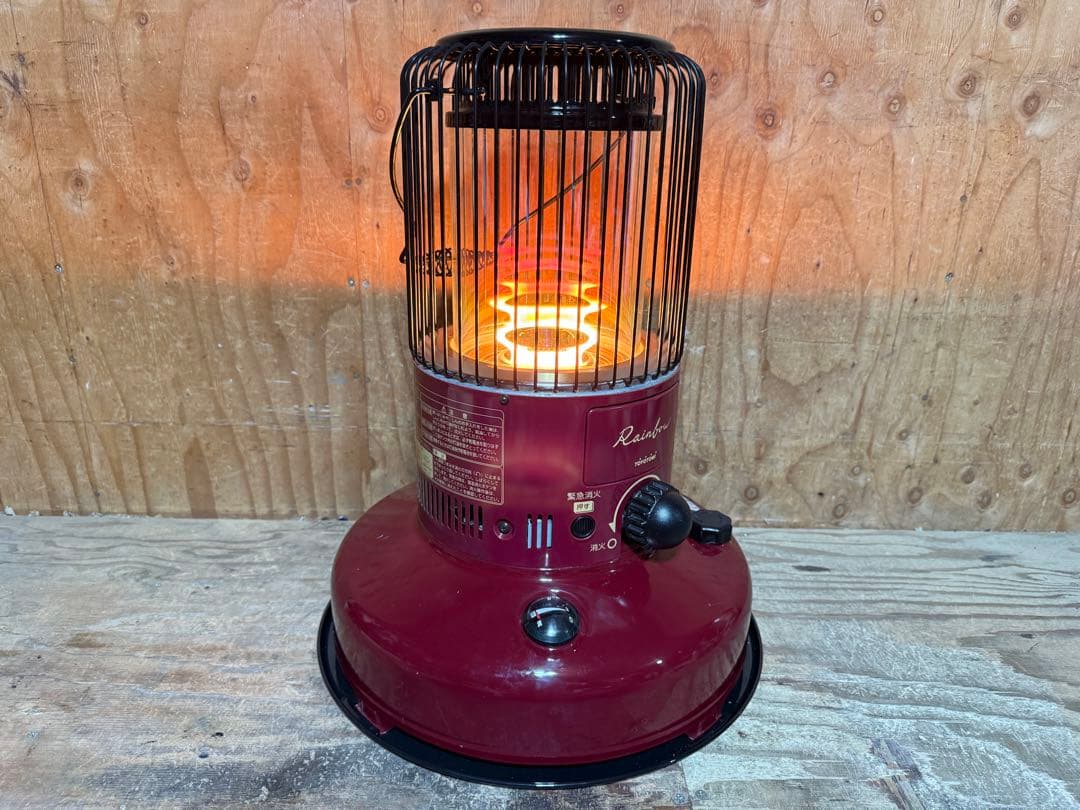 芯乾燥済 石油ストーブ レインボー RB-250 置台新品 分解メンテナンス済