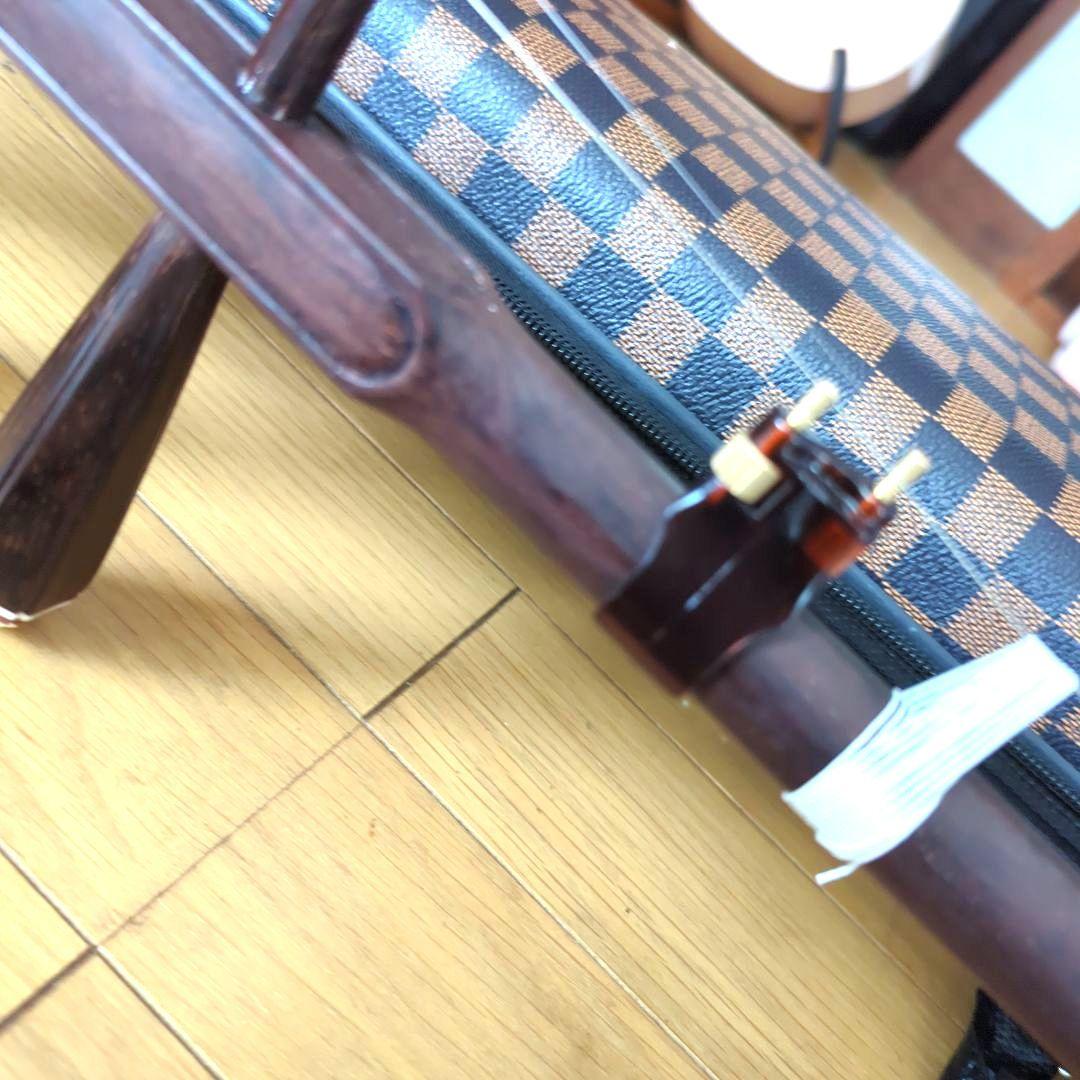 胡涵柔製作 明清老紅木 未使用 回紋頭二胡6