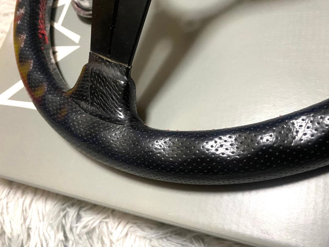 NARDI パンチングレザーステアリング35Φ 即決大歓迎　ナルディ　希少